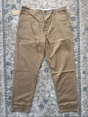 Universal Works Men's Khaki Chino Pants Size 36